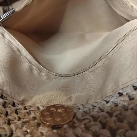 JOICO Straw Tote Bag Beach Market Shoulder Bag Joi of Healthy Hair - Picture 7 of 8